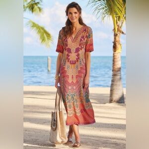Soft Surroundings Multicolor Swim Cover-Up